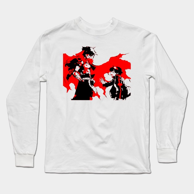 Kamina and Simon Gurren Lagann Long Sleeve T-Shirt by OtakuPapercraft